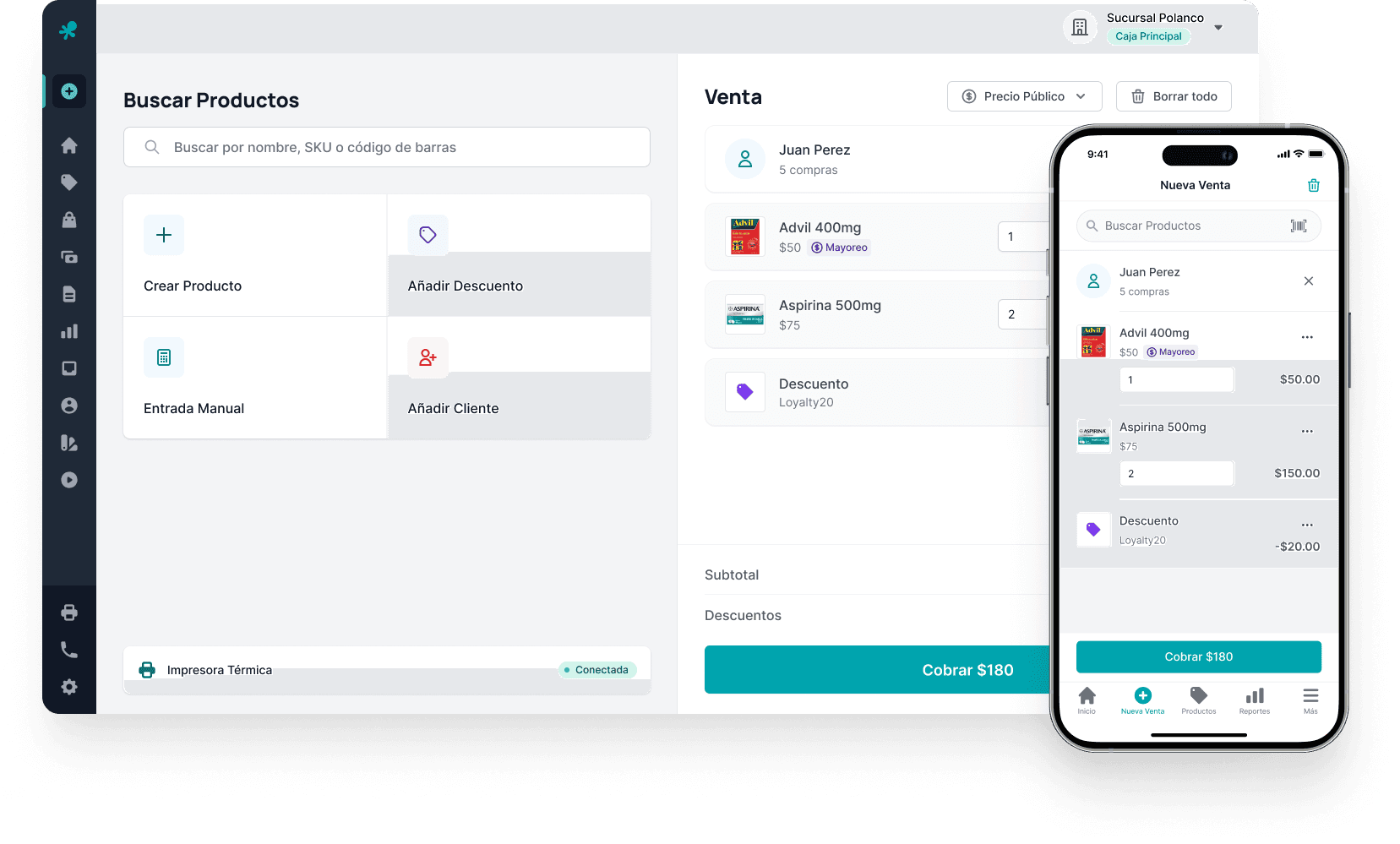 Punto de venta simple
