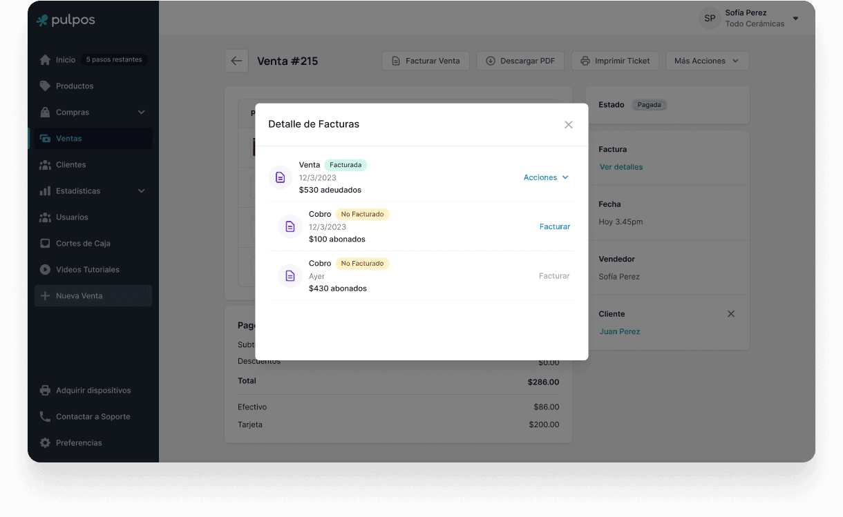 Factura tus Ventas a Crédito