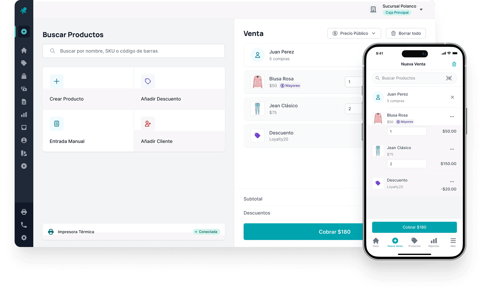 Punto de venta simple