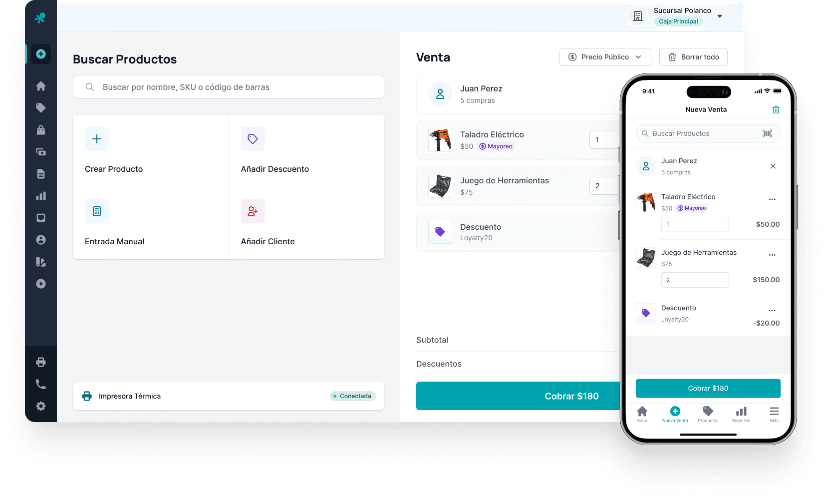 Punto de venta simple