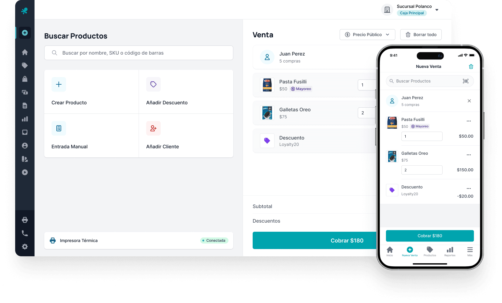 Punto de venta simple